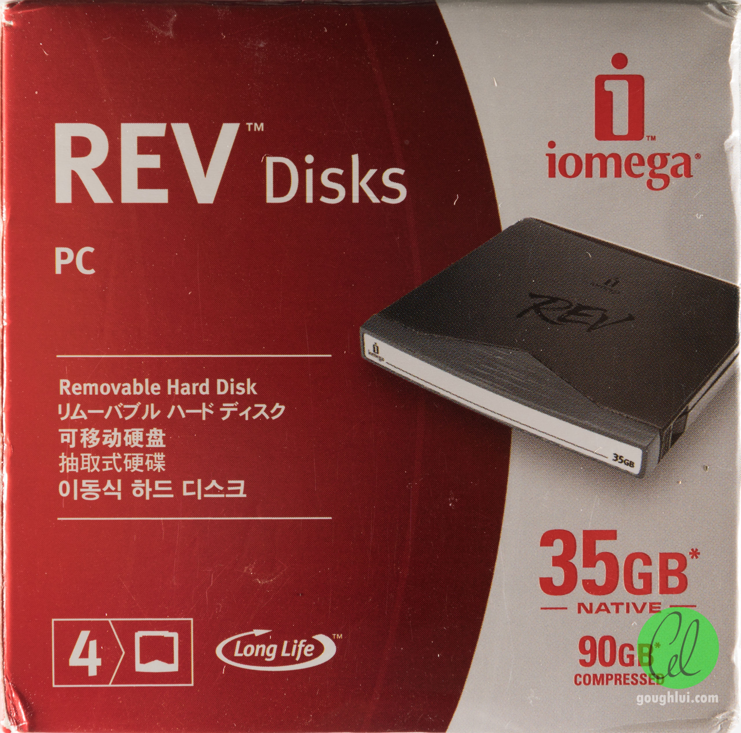 Iomega Iomega REV Disk 35GB PC Format Sealed 